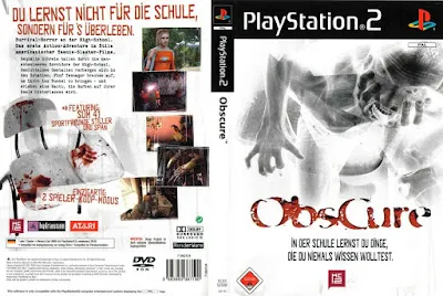 Obscure-Capa-Label-Game-PS2 ObsCure PT-BR (PLAYSTATION 2)