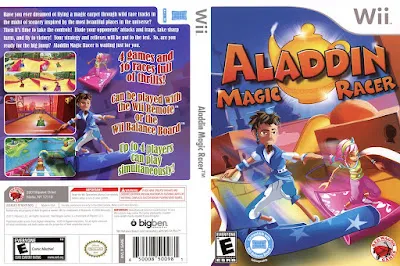 SARE4Z Aladin Magic Racer - Em Português - Nintendo Wii