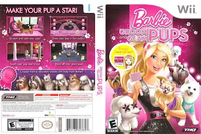 SB9E78 Barbie - Groom and Glam Pups - Dublado - Nintendo Wii