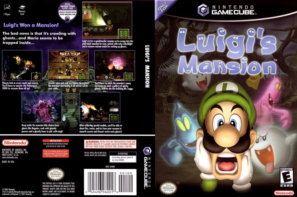 GLME01 Luigi's Mansion - Em Português PT-BR - NINTENDO GAMECUBE