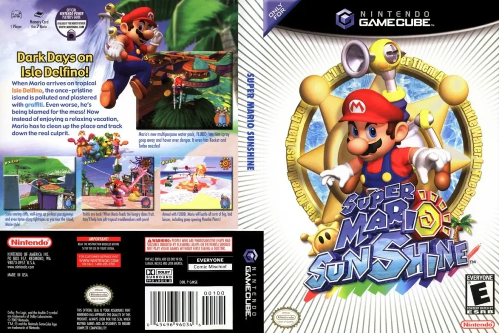 s-l1200-1024x684 Super Mario Sunshine - Em Português PT-BR - GameCube