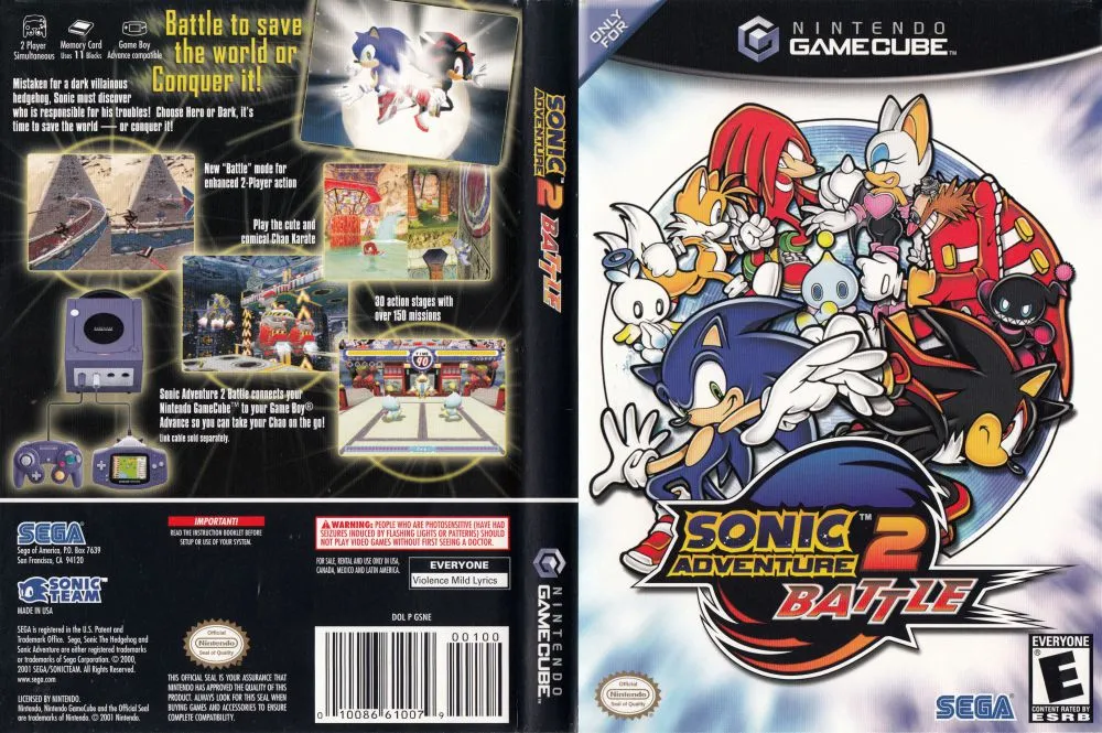 sonicadventure2battle-1000x665w Sonic Adventure 2 Battle - Em Português PT-BR - Gamecube